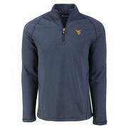  West Virginia Cutter & Buck Peshastin Eco Fleece 1/2 Zip Pullover