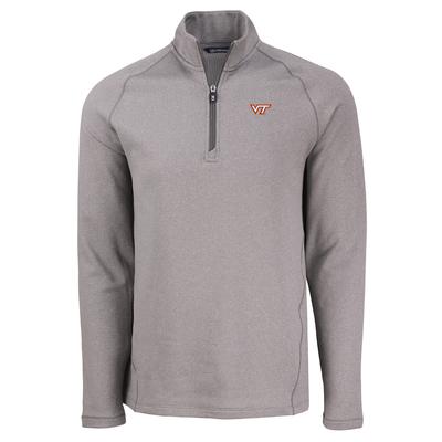 Virginia Tech Cutter & Buck Peshastin Eco Fleece 1/2 Zip Pullover