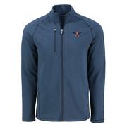  Auburn Cutter & Buck Vault Eagle Peshastin Eco Fleece Full Zip Jacket