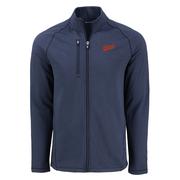  Auburn Cutter & Buck Vault Script Peshastin Eco Fleece Full Zip Jacket