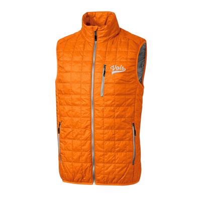 Tennessee Cutter & Buck Vol Script Rainier Eco Insulated Puffer Vest