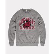  Arkansas Charlie Hustle Arch Long Sleeve Crew