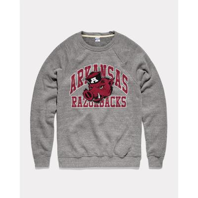 Arkansas Charlie Hustle Arch Long Sleeve Crew