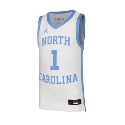 UNC Jordan Brand YOUTH Retro Basketball #1 Jersey