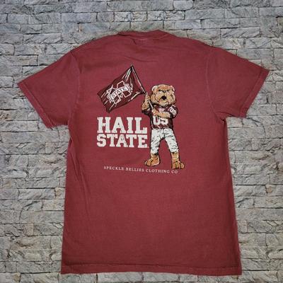 Mississippi State Bully Flag Comfort Colors Tee