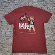  Mississippi State Bully Flag Comfort Colors Tee