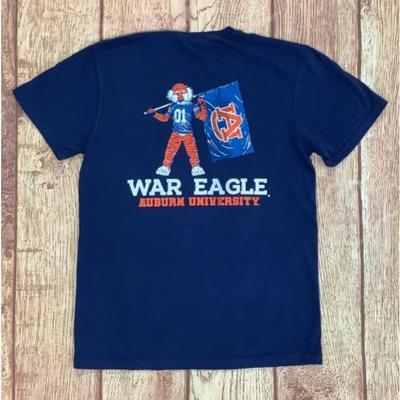 Auburn Aubie Flag Comfort Colors Tee