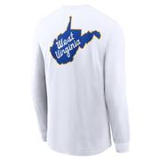  West Virginia Nike Jerry West Perimeter Shooting Long Sleeve Tee