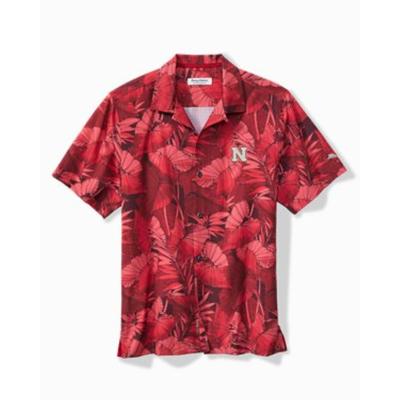 Nebraska Tommy Bahama Coast Nuevo Fronds IslandZone Shirt