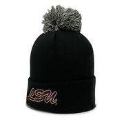  Lsu The Game Roll Up Pom Beanie