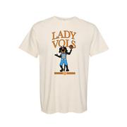  Tennessee Lady Vols Spinning Basketball Smokey Comfort Colors Tee