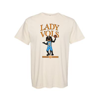 Tennessee Lady Vols Spinning Basketball Smokey Comfort Colors Tee