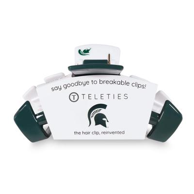 Michigan State Teleties Large Hair Clip