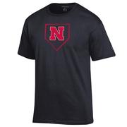  Nebraska Champion Baseball Plate Logo Tee