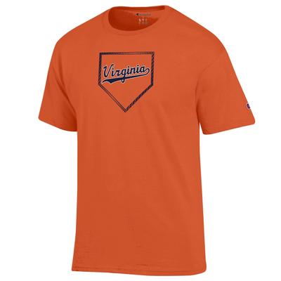 Virginia Champion Baseball Plate Logo Tee