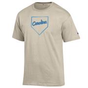  Unc Champion Baseball Plate Logo Tee