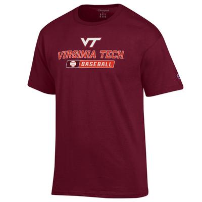 Virginia Tech Champion Basic Baseball Tee