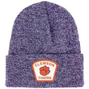  Clemson Marled Cuff Knit Beanie