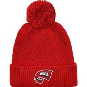  Western Kentucky Bridger Textured Cuff Knit Pom Beanie