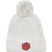  Clemson Bridger Textured Cuff Knit Pom Beanie