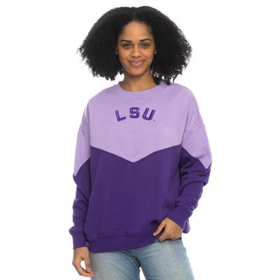 LSU Zoozatz Bestie Color Block Sweatshirt