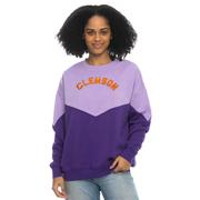  Clemson Zoozatz Bestie Color Block Sweatshirt