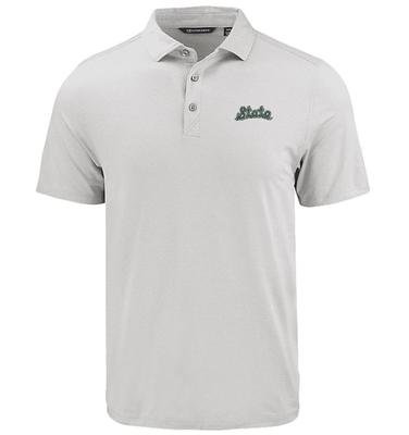 Michigan State Cutter & Buck State Script Coastline Comfort Polo