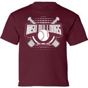  Mississippi State Youth Baseball Dotscape Tee