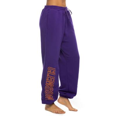 Clemson Zoozatz Fleece Jogger Puff Ink Pant