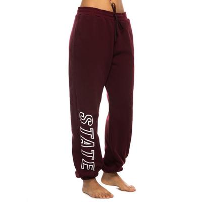 Mississippi State Zoozatz Fleece Jogger Puff Ink Pant