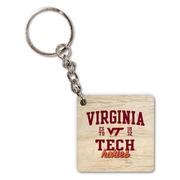  Virginia Tech Scholar Script Keychain