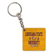  Lsu Scholar Script Keychain