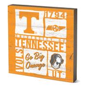  Tennessee 5.5 ” X 5.5 ” Table Top Square Wood Block