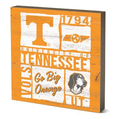 Tennessee 5.5” X 5.5” Table Top Square Wood Block