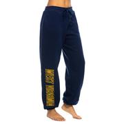  West Virginia Zoozatz Fleece Jogger Puff Ink Pant