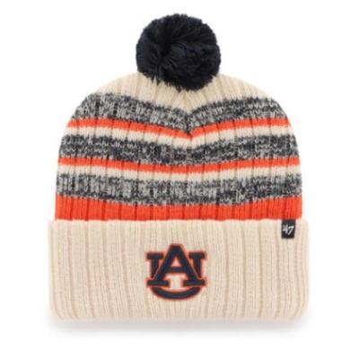 Auburn 47 Brand Tavern Cuff Knit Pom Beanie