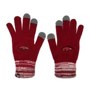  Arkansas 47 Brand Static Gloves     Arkansas Gloves Gear Up For Cold Weather This Season With The Tech- Touch Arkansas Razorbacks 47 Brand Static Knit Gloves From Alumni Hall.The Technology- Friendly Fi