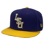  Lsu New Era 5950 Stacked Lsu Fitted Cap