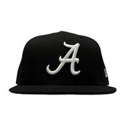  Alabama New Era 5950 Script A Fitted Flat Brim Hat