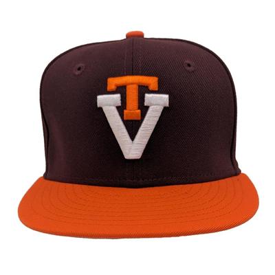 Virginia Tech New Era YOUTH 950 Vault T Over V Snapback Cap