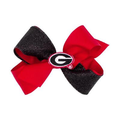 Georgia Wee Ones Medium Two-Tone Glitz Grosgrain Hair Bow