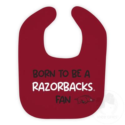 Arkansas Wee Ones Little Fan Soft Bib