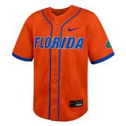  Florida Nike Youth Full Button Baseball Jersey