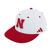  Nebraska Adidas Fitted Wool Baseball Hat