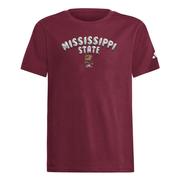  Mississippi State Adidas Youth Inflate Fresh Tee