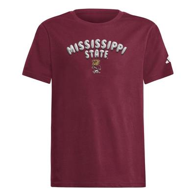 Mississippi State Adidas YOUTH Inflate Fresh Tee