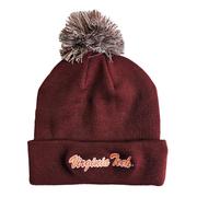  Virginia Tech The Game Roll Up Pom Beanie