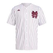  Mississippi State Adidas Replica Pinstripe Baseball Jersey