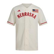  Nebraska Adidas Replica Baseball Jersey