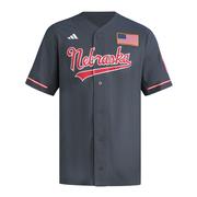  Nebraska Adidas Replica Baseball Jersey